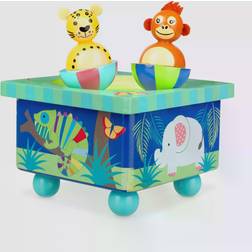 Orange Tree Toys Wooden Jungle Animals Music Box