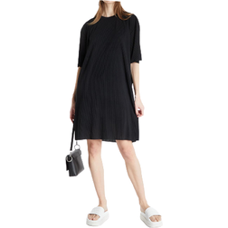 adidas Adicolor Plisse Tee Dress - Black