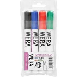 Office Permanent Marker Wera 4pcs