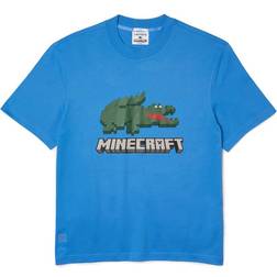 Lacoste Minecraft Crocodile Crew Neck T-shirt - Blue