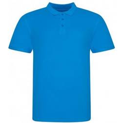 AWDis Pique Short Sleeve Polo Shirt - Azure