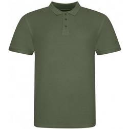 AWDis Pique Short Sleeve Polo Shirt - Earthy Green