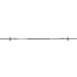 York Standard 1" Spinlock Barbell Bar with collars