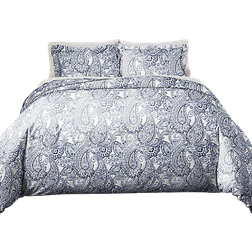 Pointehaven Boho Duvet Cover Blue (228.6x223.52)