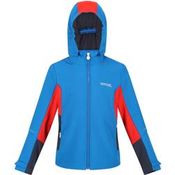 Regatta Kid's Acidity V Softshell Jacket - Imperial Blue Fiery Red (RKL109-IFF)