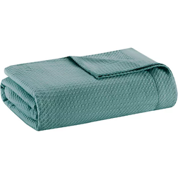 Madison Park Egyptian Blankets Green (274.32x228.6cm)