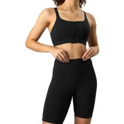 ICANIWILL Ultimate Training Zipper Sports Bra - Black