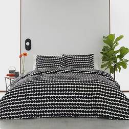 Marimekko Rasymatto Påslakan Svart (233.68x223.52cm)