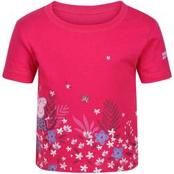 Regatta Peppa Pig Printed Short Sleeve T-shirt - Pink Fusion (RKT126_4LZ)