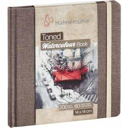 Hahnemuhle Toned Watercolor Paper Book 30 Sheets Square 5.5 x 5.5 Tan