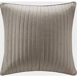 Ink+ivy Camila Quilted European Pillow Case Beige (66.04x66.04)