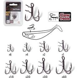 Quantum Claw Treble Hooks Mat Finish Trekroge Size 4/0