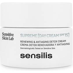 Sensilis Supreme crema de día SPF15 detox renovadora y antiaging 50ml