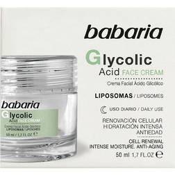 Babaria Glycolic Acid Elvyttävä Kasvovoide Yöksi 50 ml