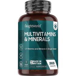 WeightWorld Multivitamins With Minerals 365 pcs