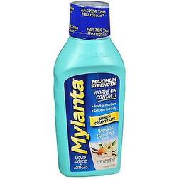 Mylanta Maximum Strength Liquid Antacid/Anti-gas Vanilla, 12 oz CVS