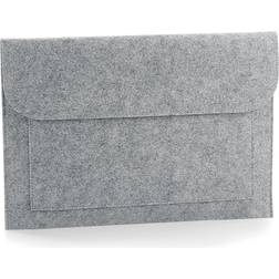 BagBase Felt Laptop/Document Slip/Sleeve - Gris