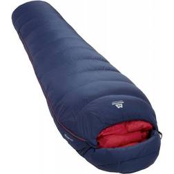 Mountain Equipment Helium 400 Sovsäck Dam Medieval Blue Regular Rätt öppning