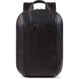 Piquadro Urban Rucksack Leder 39 cm - Schwarz