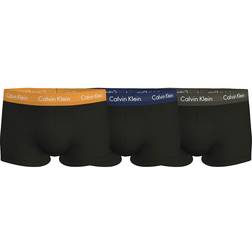 Calvin Klein Low Rise Trunks 3-pack - Black