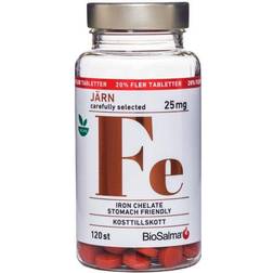 BioSalma Järn Kelaterat 120 tabletter 120 st