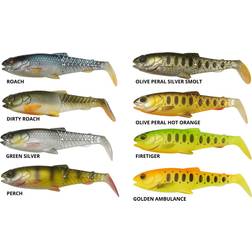 Savage Gear Craft Cannibal Paddletail 6,5cm 4gram Olive Pearl Hot Orange