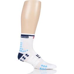 Feetures Pro Racing v3.0 Run High White-Blue T1