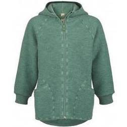 ENGEL Natur Baby Jacke Mit Kapuze Und Reißverschluß - Grau