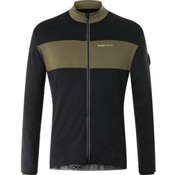 Gravier Long Sleeve Jersey - Olive Night/Jet Black