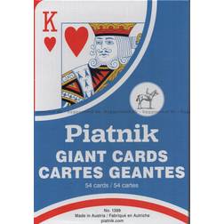Piatnik Spelkort/Kortlek, JÄTTESTORA kort, Giant Cards, 17,8 x 11,5 cm