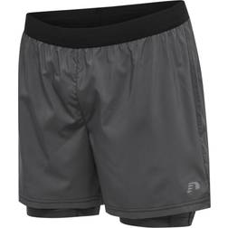 Newline Men's 2-In-1 Running Shorts - Forged Iron