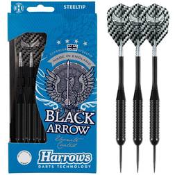 Harrows Black Arrow brass steeltip dartpile fra 22 gram