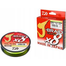 Daiwa J-Braid Grand X8 0.10mm 135m Chartreuse 15lb