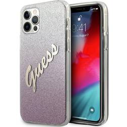 Guess Copertina Rigida In Silicone Vintage Glitter Apple iPhone 12 Pro