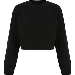 SF Minni Girls Slounge Sweatshirt (13 Years) (Black)