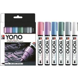 Crafts & Sewing Marabu YONO Marker Pastel Set of 6