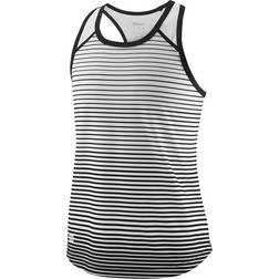 Wilson Girl's Team Striped Tank Top - White/Black