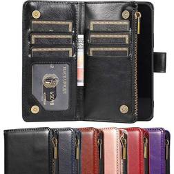 CaseOnline DoubleFlip Zipper 9-Card Case for iPhone 13