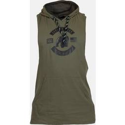 Gorilla Wear Hooded Tank Top - Dark Green