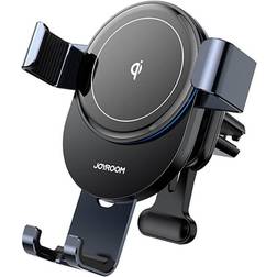 Joyroom Qi wireless 15 W car charger gravity phone holder Grå