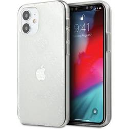 Guess GUHCP12S3D4GTR iPhone 12 mini 5,4 quot skaidrus kietas deklas, 4G 3D raštu kolekcija