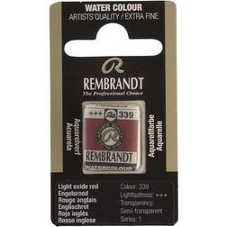 Rembrandt akvarelfarve half pan – Light Oxide Red 339