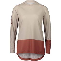 POC MTB Pure Women's LS Maglia Light Sandstone Beige/Himalayan Salt