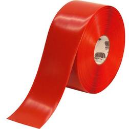 Mighty Line 4RR, 4" Red Solid Color Tape, 100' 4RR