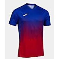 Joma T-Shirt Camiseta Manga Corta Tiger Iv - Rosso Blu Royal