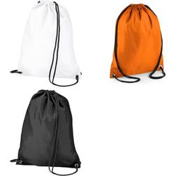 BagBase Budget Water Resistant Sports Gymsac Drawstring Bag - Red