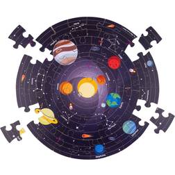 Uber Kids Bigjigs Toys Solar System Circular Floor Puzzle