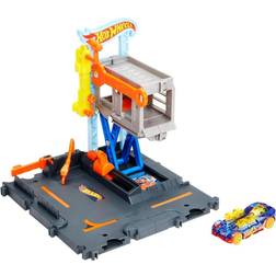 Hot Wheels City Downtown Repair Station Playset