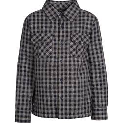 Trespass Kid's Checked Cotton Shirt Average - Navy Gingham