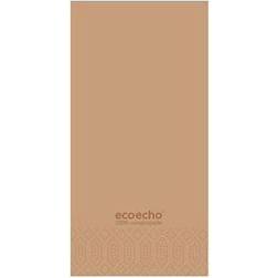 Duni Serviet Ecoecho 40x40 cm 2-lag 1/8-fold Brun,5 pk x 300 stk/krt